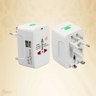 ইউনিভার্সাল ট্রাভেল অ্যাডাপ্টার উইথ ইউএসবি পোর্ট ১৫০টি দেশের