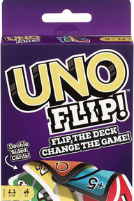 UNO Flip Card Game with Cards Printed on Both Sides