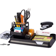 DELI 38252 Desk Organizer Office Butler - 18 Accessories Included (Set)