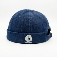 Brimless Cap (Denim Deep Blue)