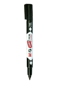 M&G Mini Permanent Markers Fine Tip, Instant Drying Permanent Pen Waterproof Permanent Marker Pens Fine Point Permanent Marker Non-Toxic Xylene Free (Black 1 Pcs)