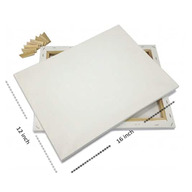 White Canvas 12x16 inch 1 Pcs