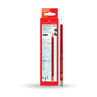 Faber Castell Red Gold Pencil HB Pencil Pack of 12pc