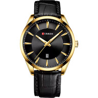 Curren 8365 Men's Wristwatch Leather Fashionable Casual Watch For Men