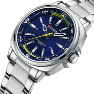 CURREN 8455 Luminous Stainless Steel Quartz Watch For Men