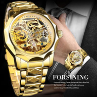 Forsining Luxury Automatic Tourbillon Diamond Outdoor Mens Mechanical Watch