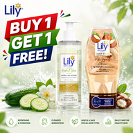 Lily Radiant Rinse Micellar Water 200 ml (Buy 1 Get 1 Whipped Shea Body Wash 250 ml FREE)