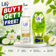 Lily Radiant Rinse Micellar Water 200 ml (Buy 1 Get 1 Green Apple Burst Body Wash 250 ml FREE)