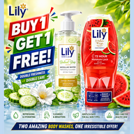 Lily Radiant Rinse Micellar Water 200 ml (Buy 1 Get 1 Melon Fresh Body Wash 250 ml FREE)