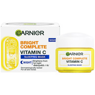 Garnier Bright Complete Vitamin C Night Sleeping Mask Cream 40gm
