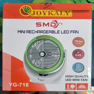 Joykaly SMD Mini Rechargeable LED Fan - (YG-718)