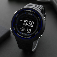  LASIKA W-F110 Water Resistance/ Waterproof Silicon Digital Watch for Men