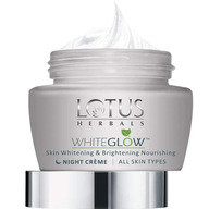 LOTUS HERBALS WHITEGLOW Skin Whitening and Brightening Nourishing Night Crème 40g
