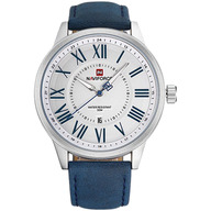 Naviforce 9126L Men Leather Strap Sports Men’s Watche