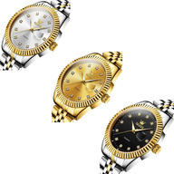 OLEVS Luxury Diamond Quartz Watch for Men - 5526