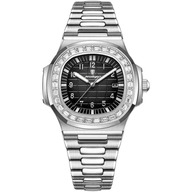 POEDAGAR Luxury Square Men's Wristwatch