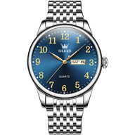 Olevs 5535 Stainless Steel Analog Wrist Watch For Men