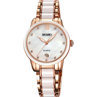 Skmei 2175 Women Ceramic Alloy Luxury Fashion Waterproof Watch