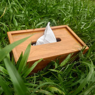 Premium Wooden Tissue Holder Box – Modern Tissue Storage Organizer