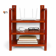 Wooden Wall Mounted Router Stand – 3 Layer – Natural Wood Finish