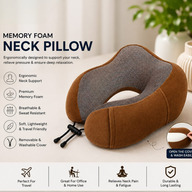 Memory Foam Neck Pillows Soft Travel Pillows Massage Neck Pillows Sleeping Airplane Pillows Cervical Bedding - Neck Pillow