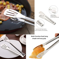 Tongs for Serving Food, Food Grade Stainless Steel Tongs - 1 pc
