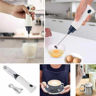 Hand Liquid Mixer and Coffee Maker Juice Maker Rechargeable - White
