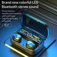 M27 TWS Wireless Earphones Bluetooth 5.3 Stereo Headphones Sport Waterproof Earbuds