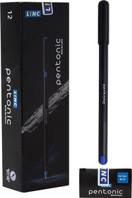 Linc pentonic pen, 12 Pcs Box, Black, Blue, Red, Multicolor