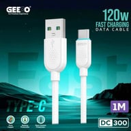 GEEOO DC300 USB to Type-C 120W Fast Charging Data Cable (1M)
