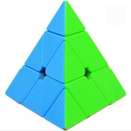 D Eternal Moyu 3X3 High Speed Stickerless Pyramid Cube