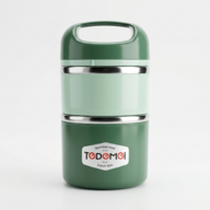 TEDEMEI Stainless Steel 2 Layers Lunch Box 930ml