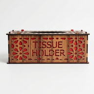 Wooden Tissue Holder